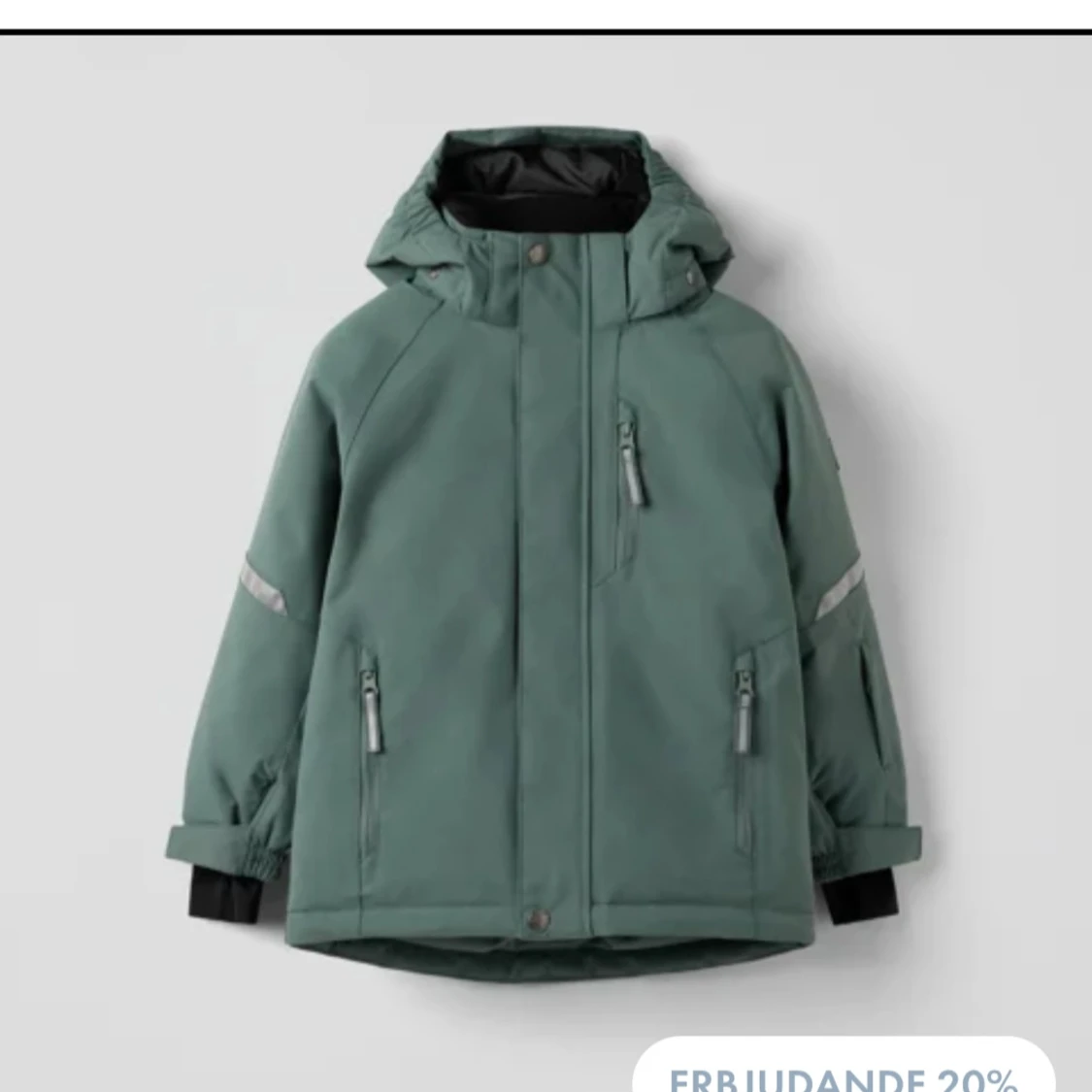 Mint grön vinterjacka Polarn O. Pyret 92 , skidbyxor vinter 86 - 4