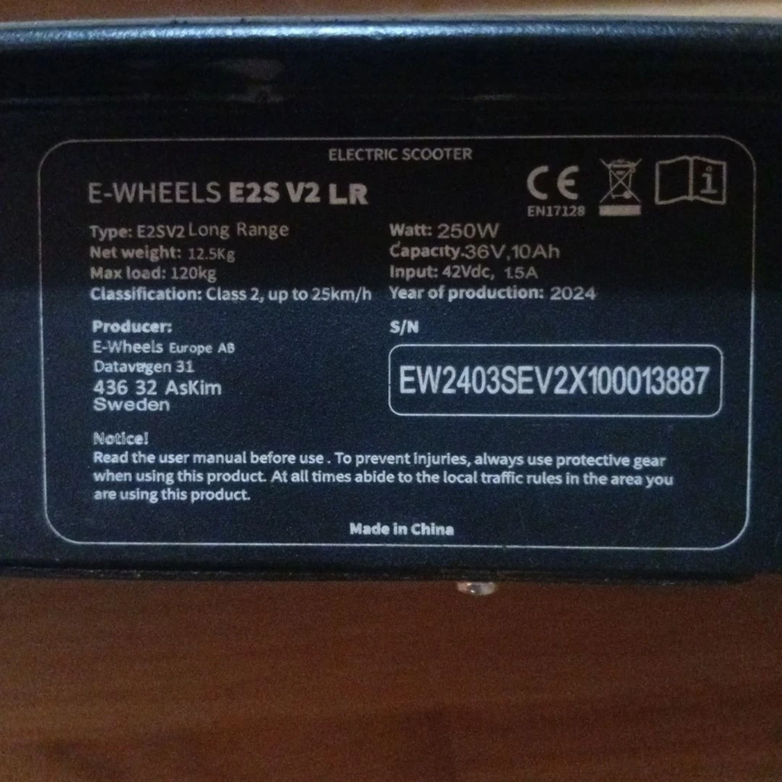 e-wheels e2s v2 lr - 1