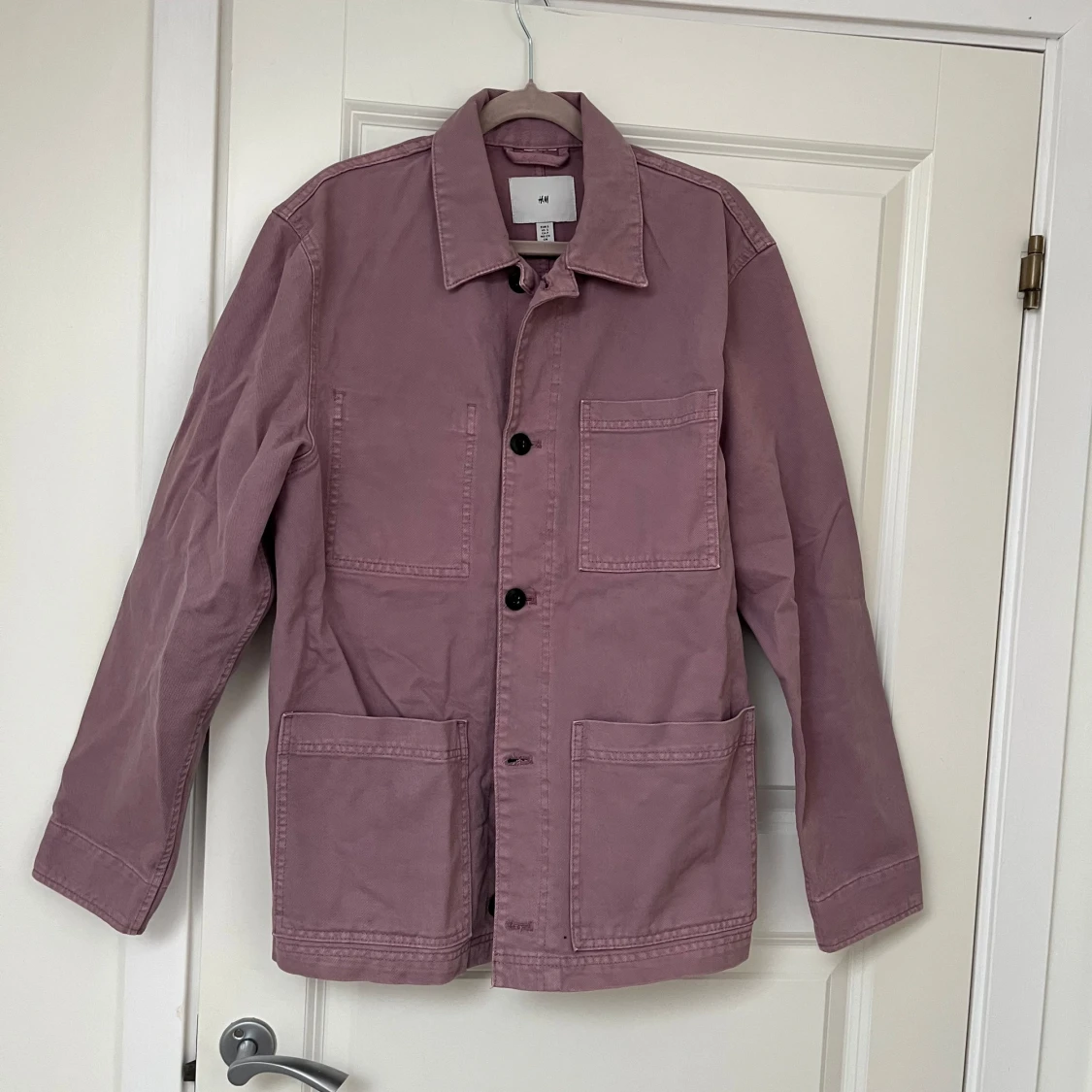 Ljuslila overshirt från H&M