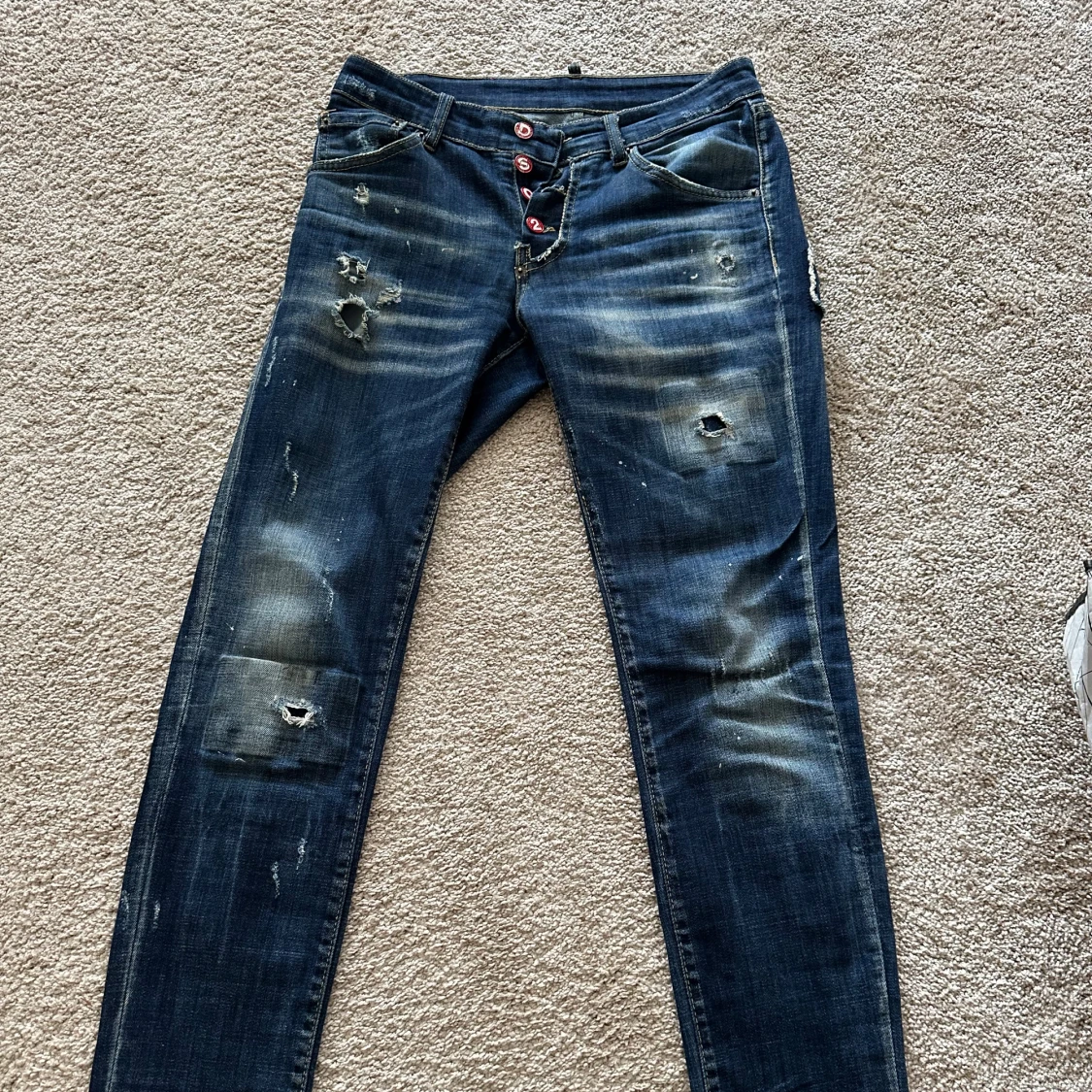 Dsquared2 slim jeans med slitningar - 2