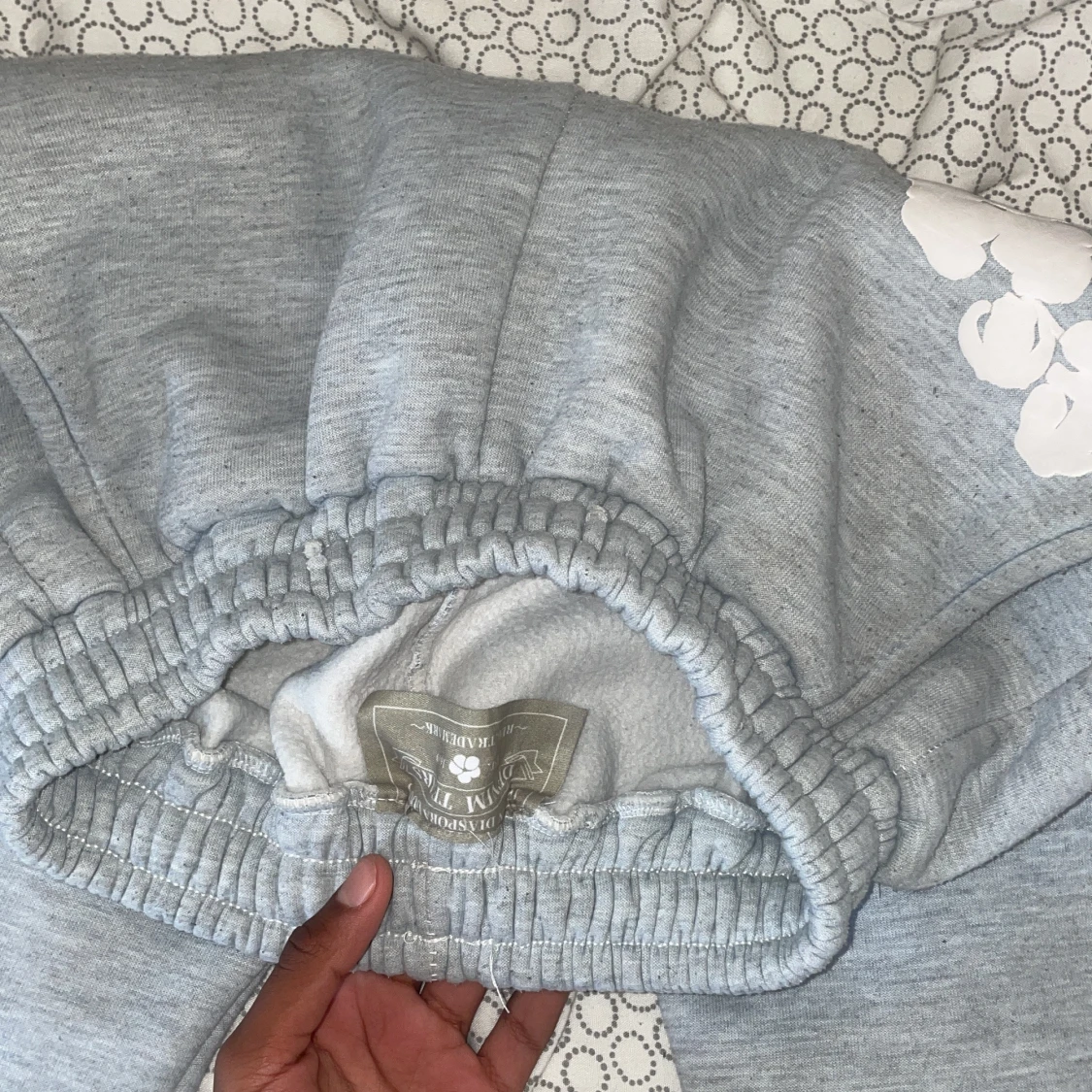 Grå mjukisbyxor Denim Tears med blommor - 2