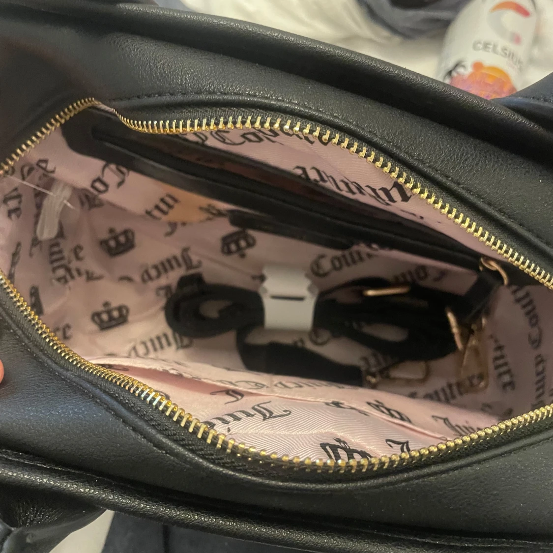 Juicy Couture beige och svart handväska - 2