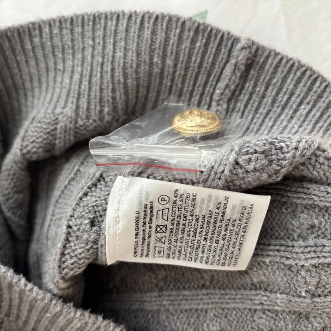 Grå kofta från HM - 2