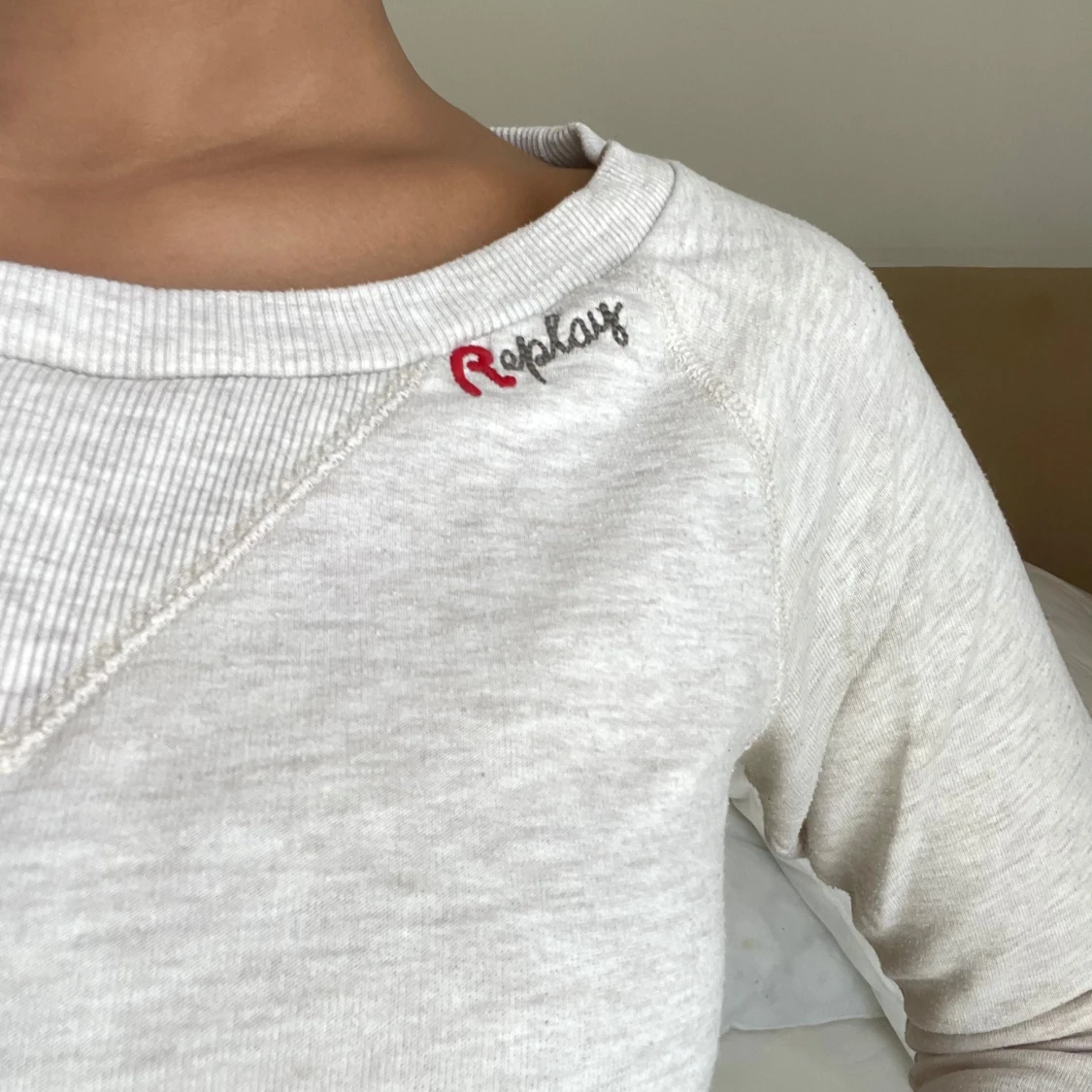 Ljus långärmad tröja från Replay - 2