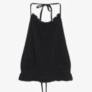 Oanvänd topp med öppen rygg - Svart virkad topp med öppen rygg från mango, oanvänd med lapparna kvar