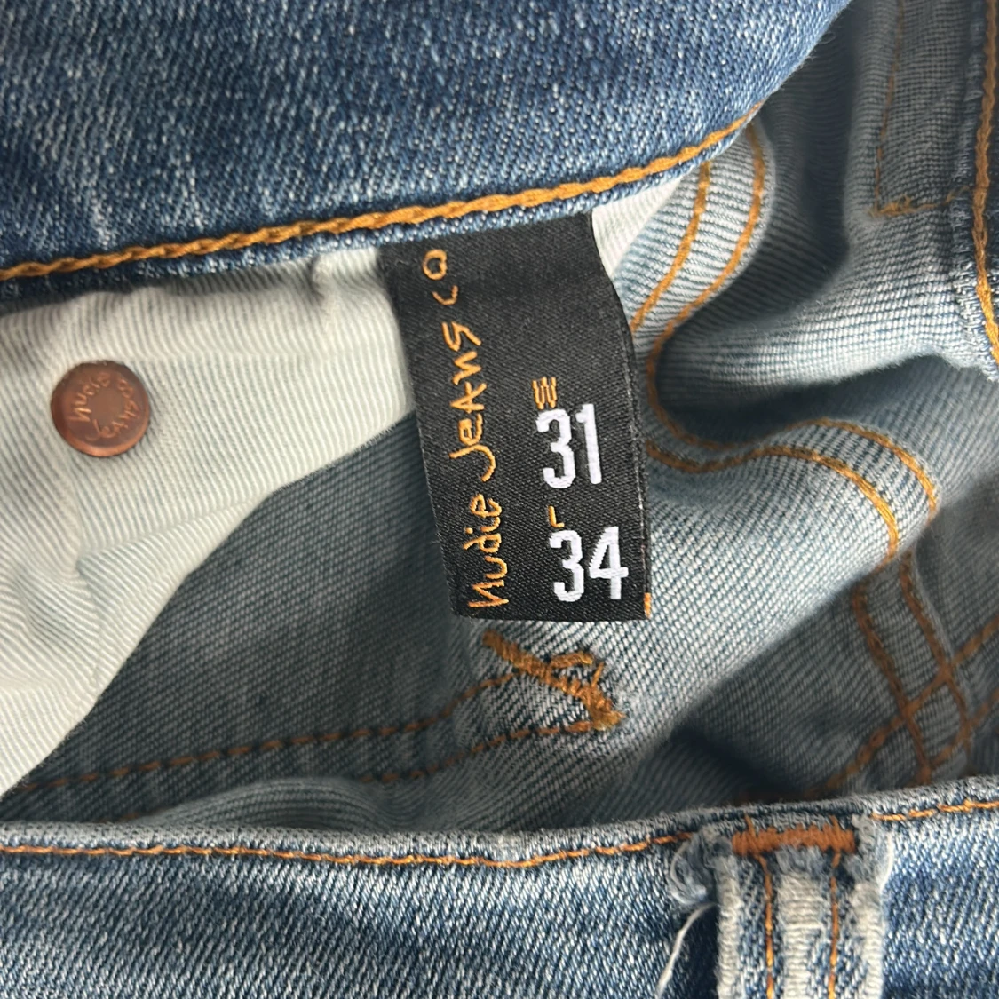 Ljusblå nudie jeans - 3