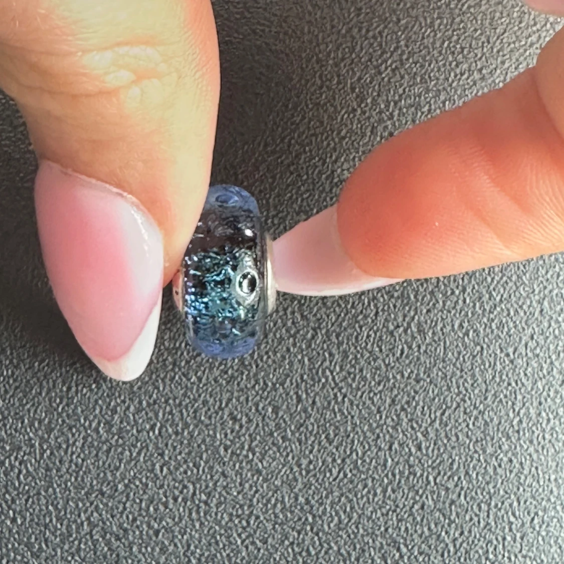 Pandora blå glittrig berlock - 4