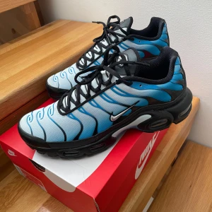 Nike Air Max Plus ”Blue Gradient” - Nike Air Max Plus/ Tn sneakers i blått och svart från Foot Locker. Snygg och tidlös design som är perfekt för dig som vill ha en sportig och modern look. Endast använda 1 gång. 