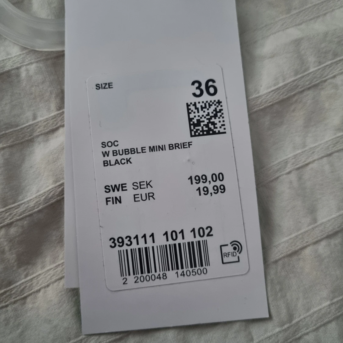 Svart bikiniunderdel från SOC - 2