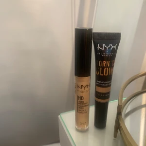 Nyx concealer  - Två st olika nyx concealer som endast blivit testade, men inte min färg så får ingen användning av de. Färgerna ser man på andra bilden. 50kr st 