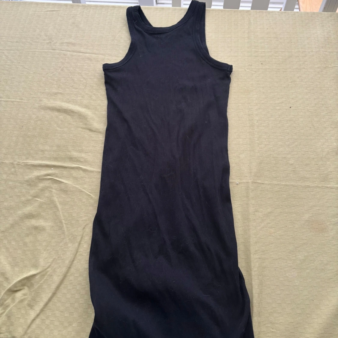 Svart ärmlös klänning