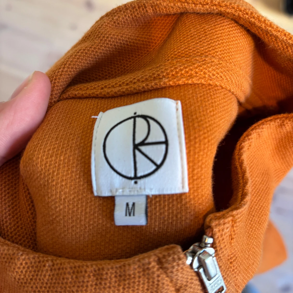 Orange tröja med dragkedja från Polar - 3