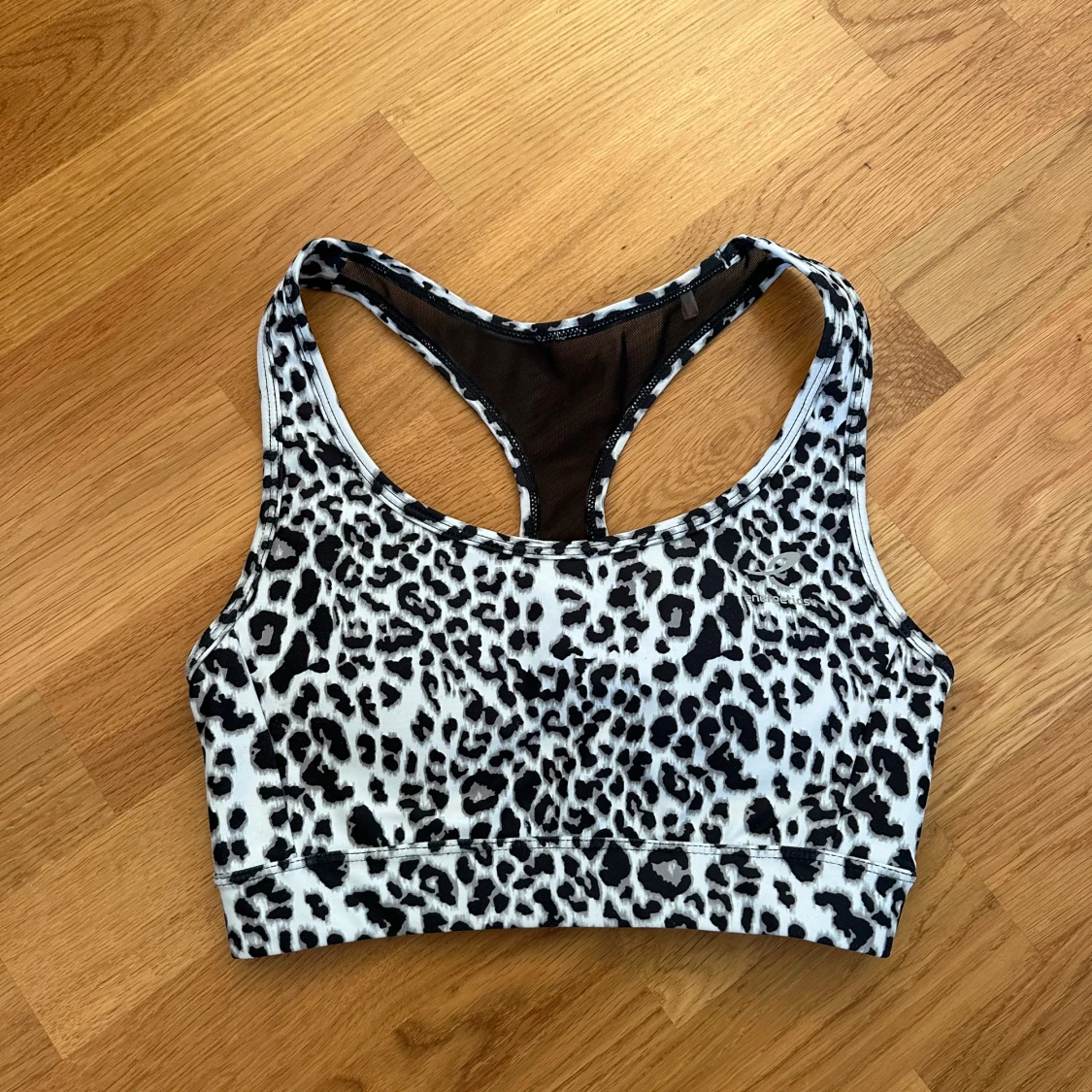 Leopardmönstrad sport-bh