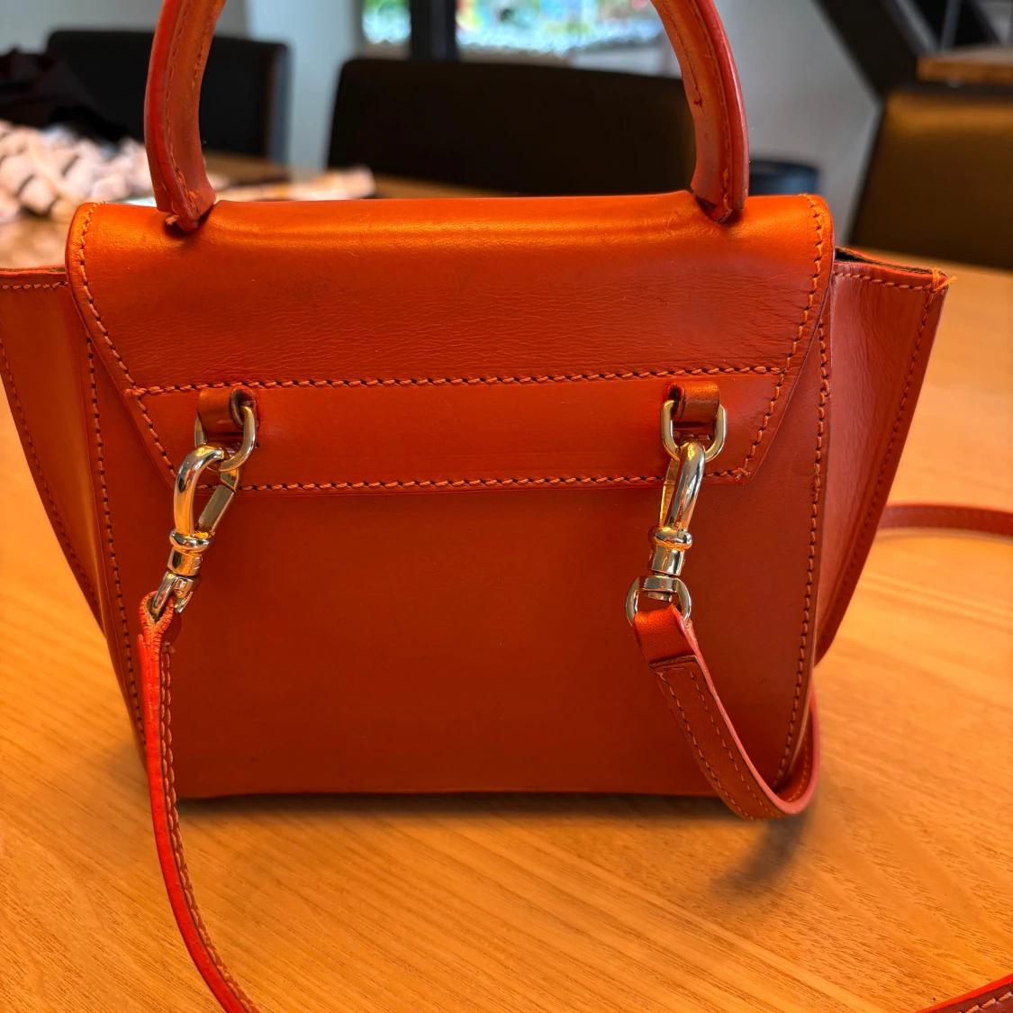 Orange handväska från ATP Atelier - 2