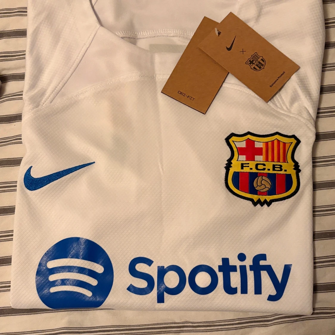 Vit FC Barcelona och PSG fotbollströja Nike - 2