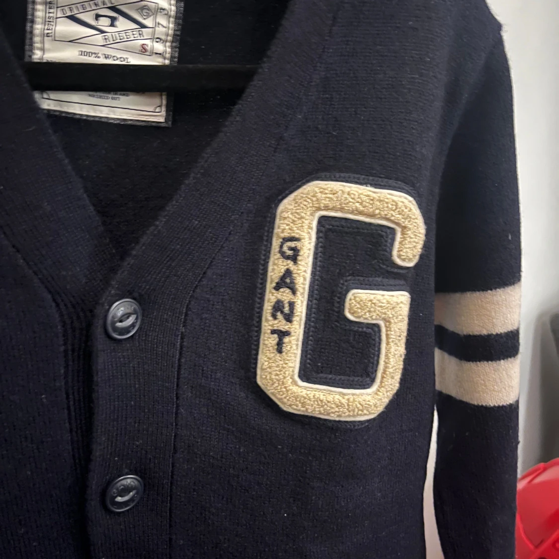 Marinblå kofta från Gant - 1