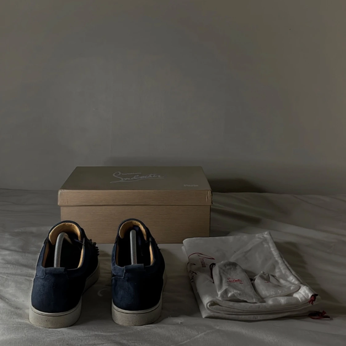 Mörkblåa Christian Louboutins  - 1