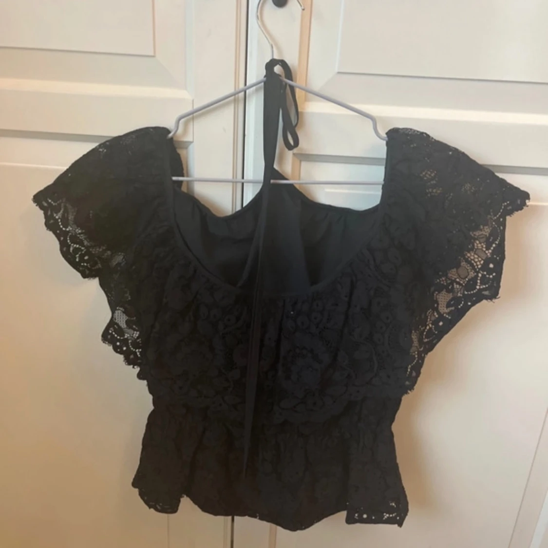 Svart spetsblus från Designers Remix - 1