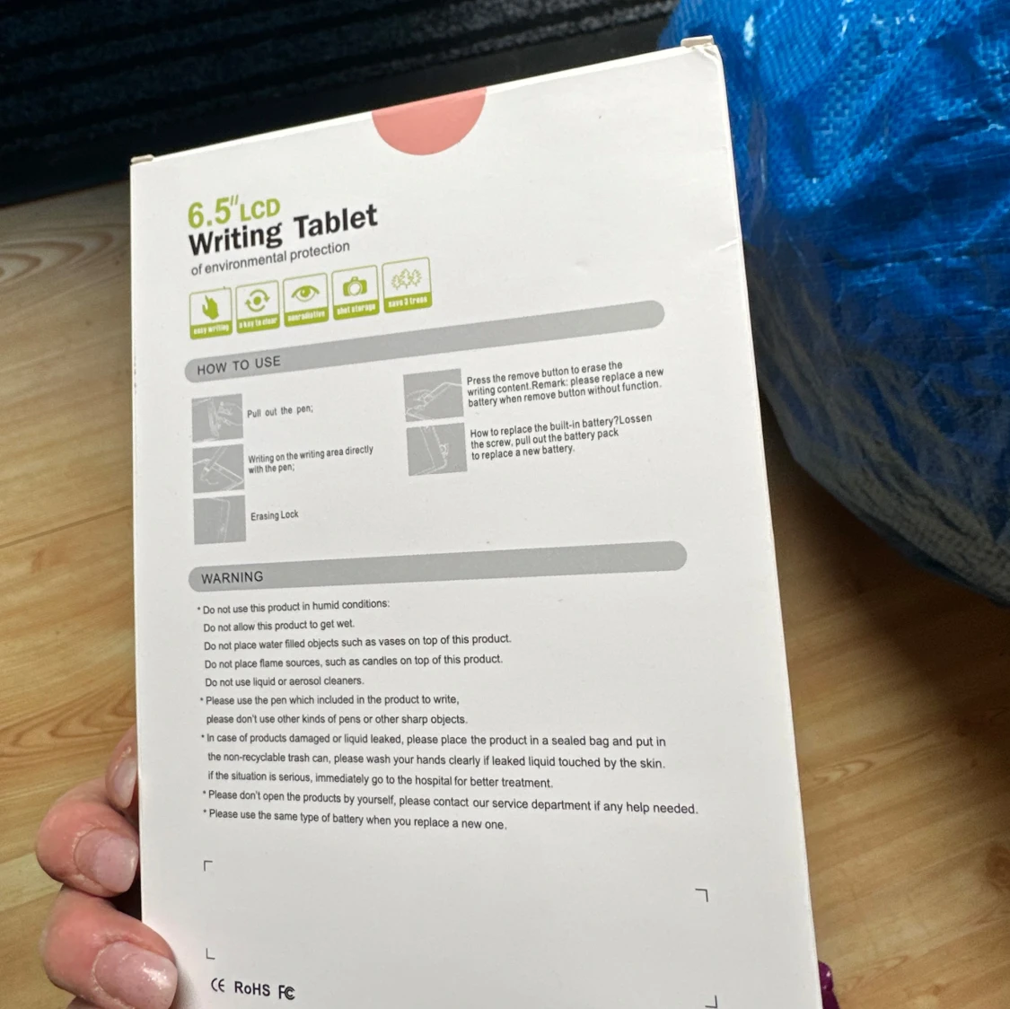 6.5'' LCD Writing Tablet - 1