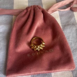 Guldig ring med nitar från Edblad - Supersnygg ring i guldton från Edblad med flera spetsiga nitar!💛