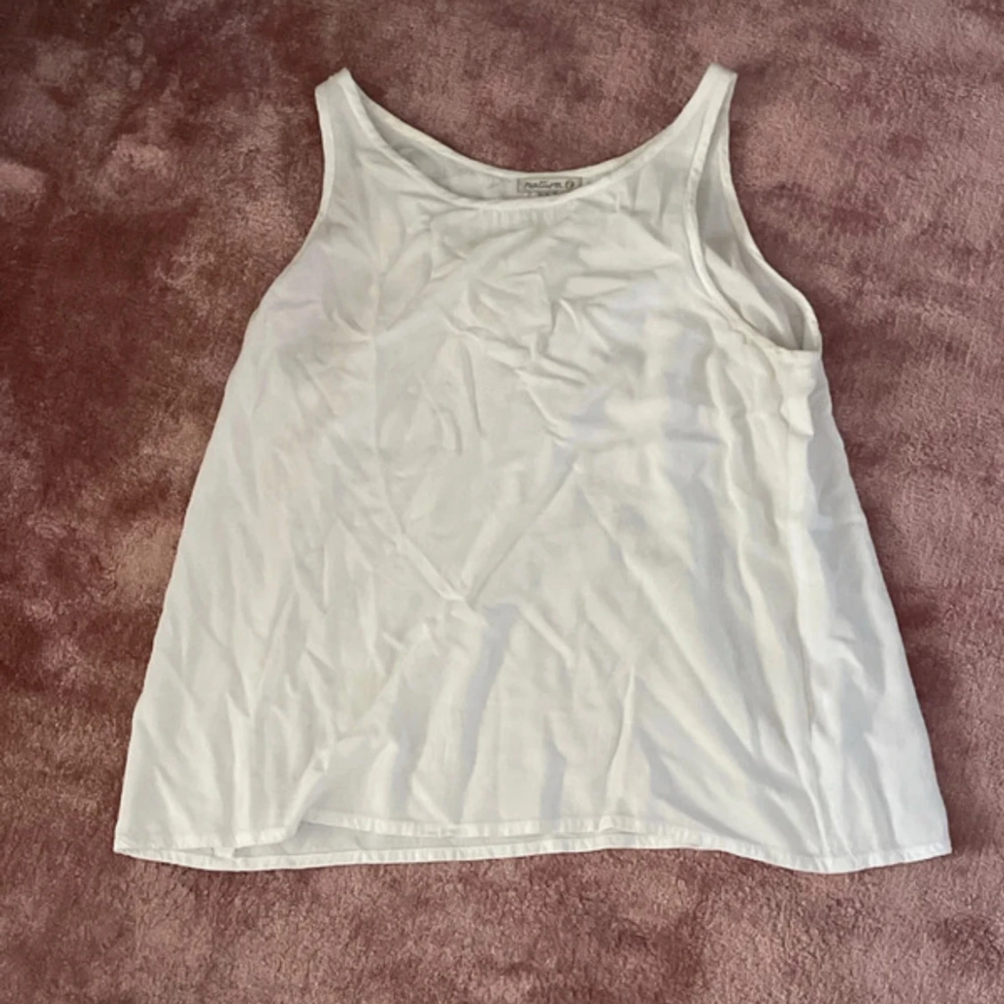 Vit linnetopp från Natura, storlek S