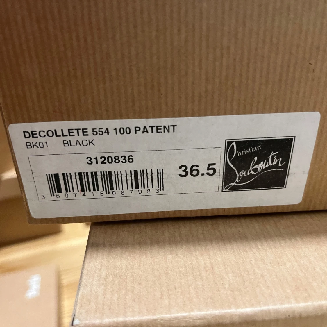 ♦️Louboutin Decollete 554 100mm Patent - 4