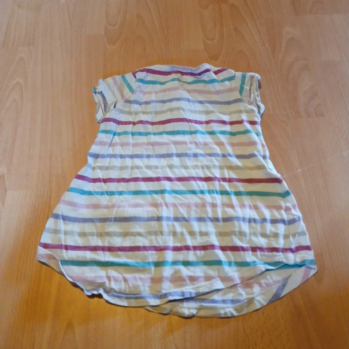 Randig kortklänning från Kids by Lindex - 1