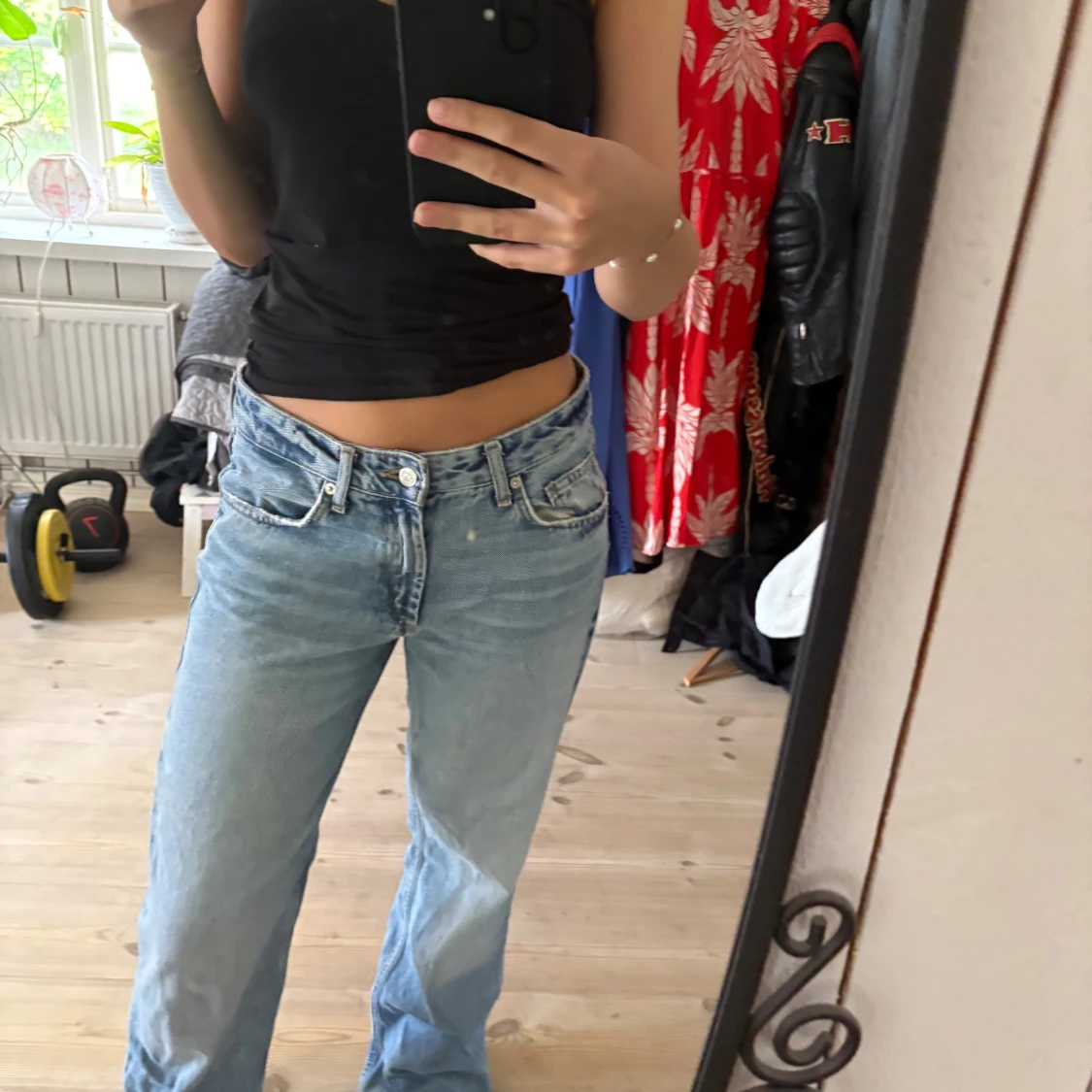 Lågmidjade ljusblå  - 2