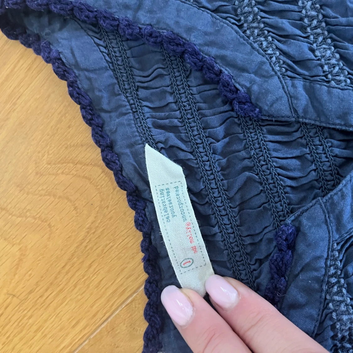 Marinblå kortklänning från off Molly - 2