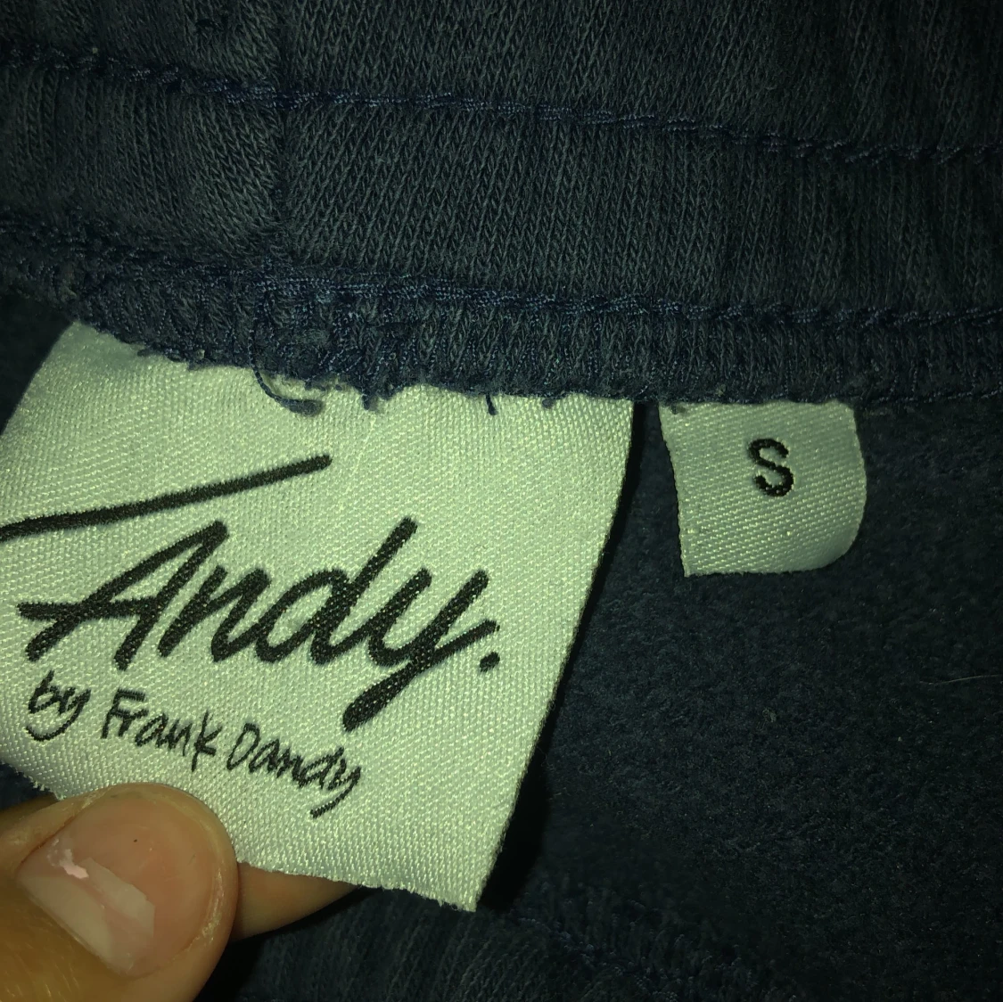 Mörkblå mjukisbyxor Andy S - 2