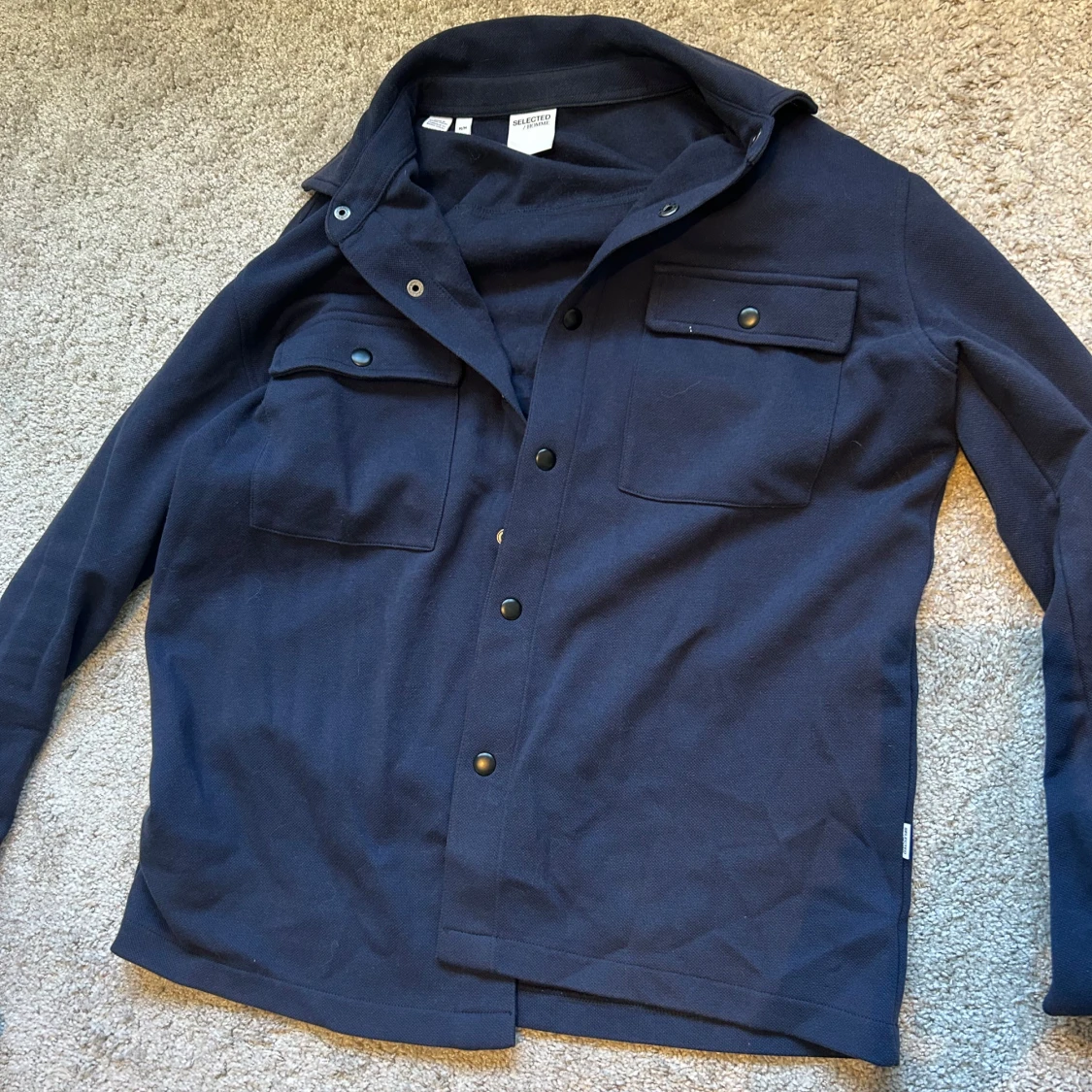 Marinblå Overshirt M