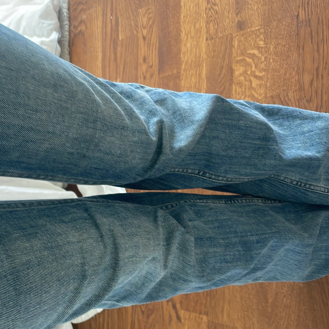 low waist bootcut jeans blå - 3