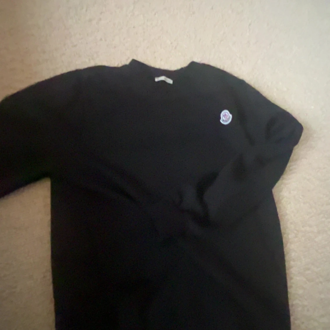 Svart Moncler långärmad tröja