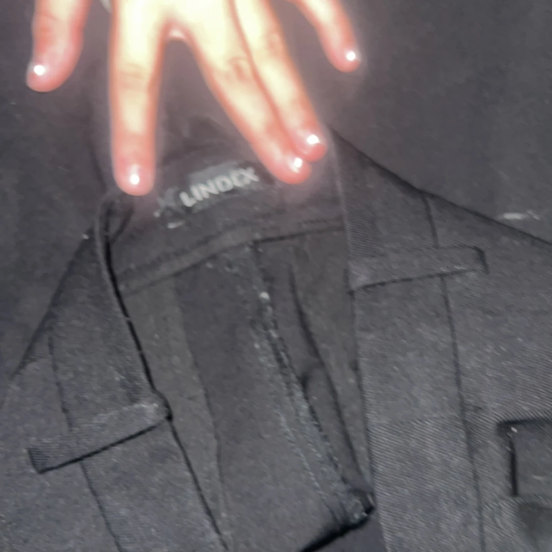 Svarta kostymbyxor med raka ben - 4