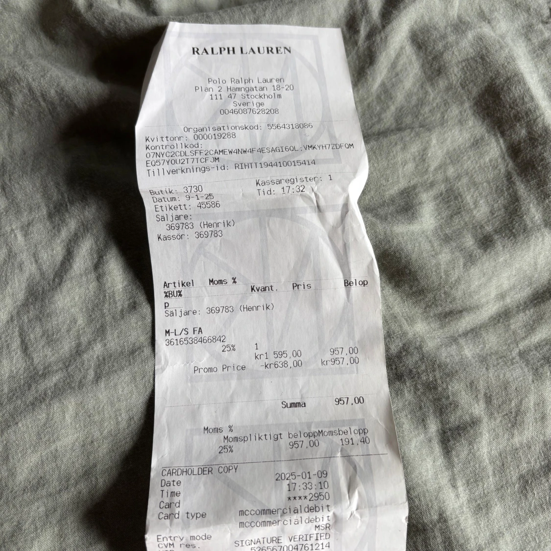 Vinröd pikétröja från Polo Ralph Lauren - 1