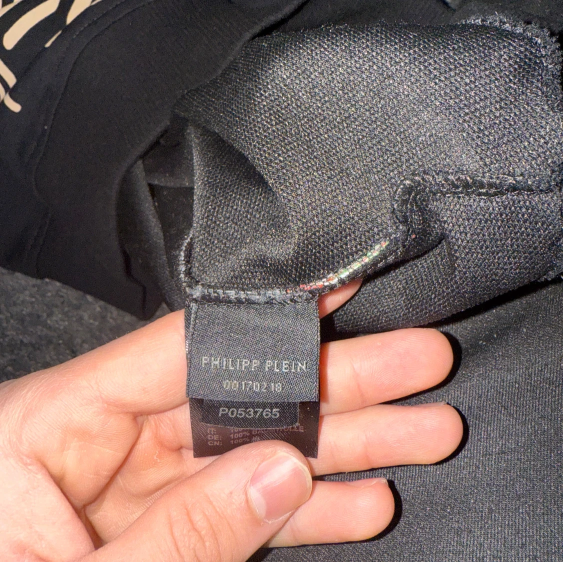 Svart sweatshirt med dödskalle från Philipp Plein - 2