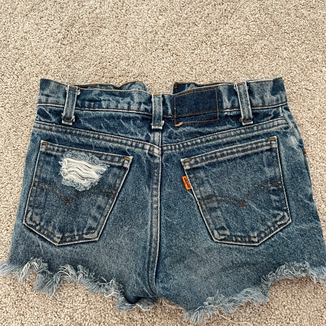 Blå jeansshorts  - 1