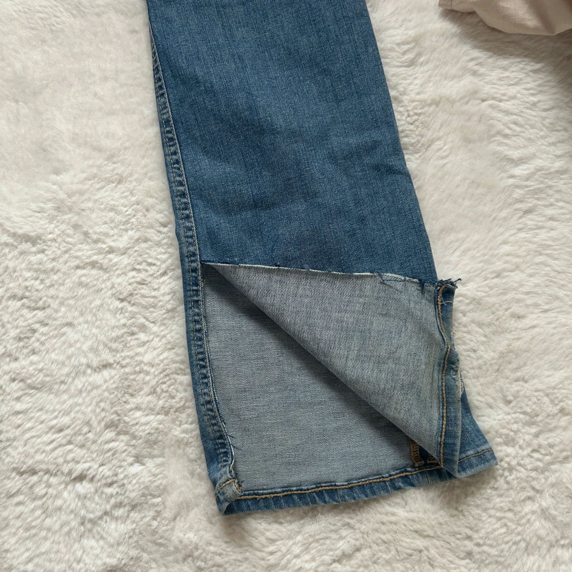 Blå bootcut jeans - 3