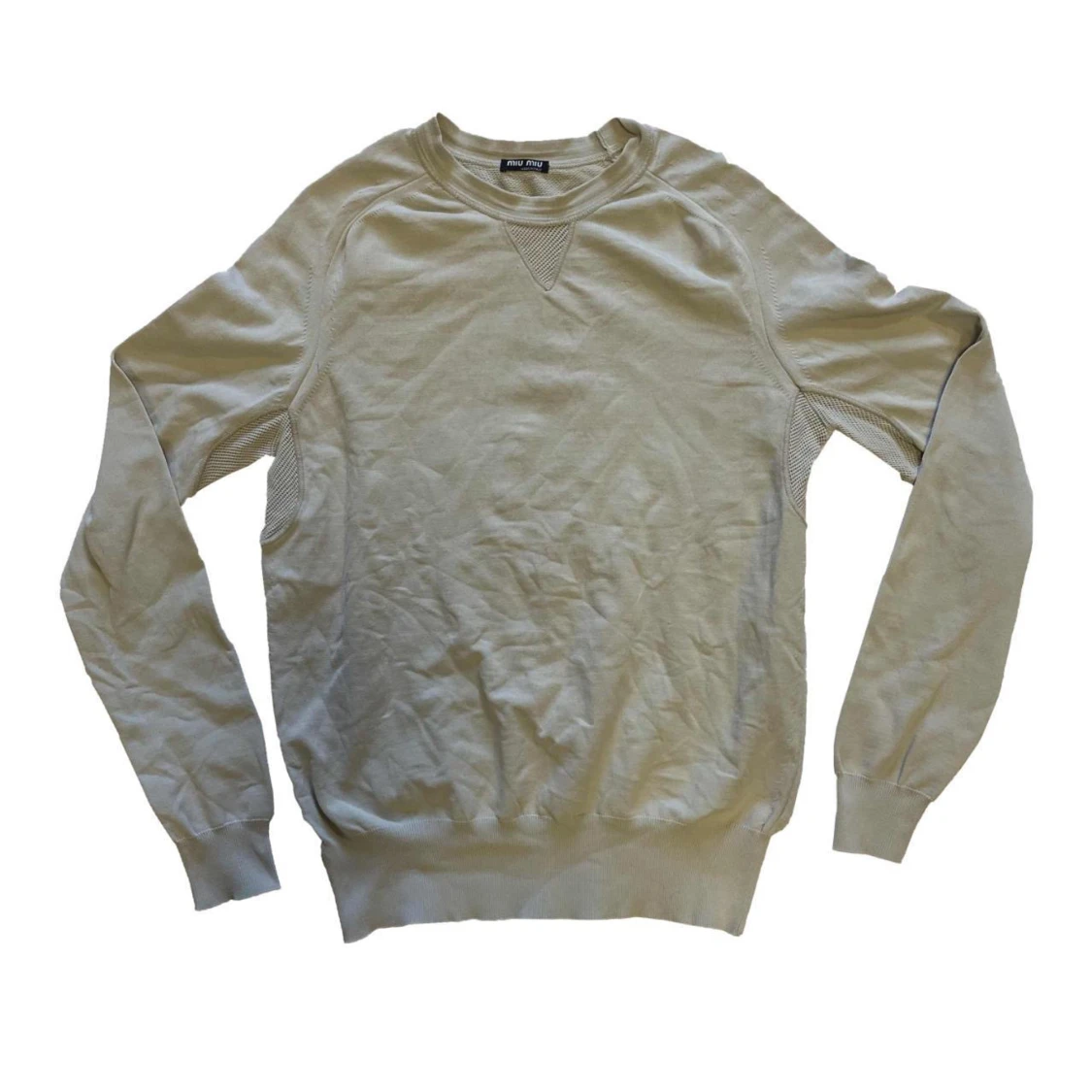 vintage miu miu raglan tröja