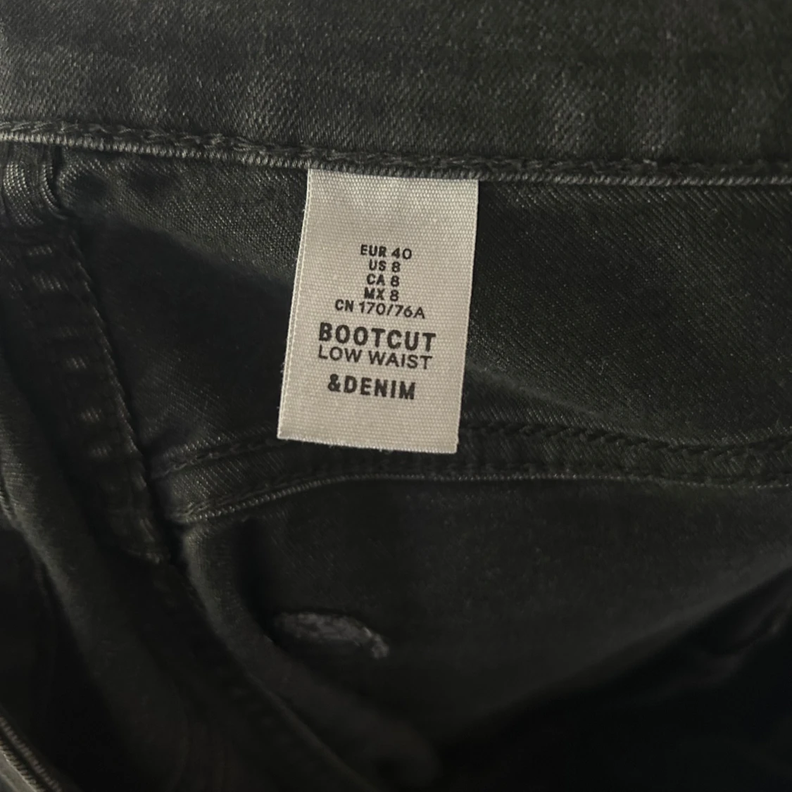 Lågmidjade bootcut jeans  - 2