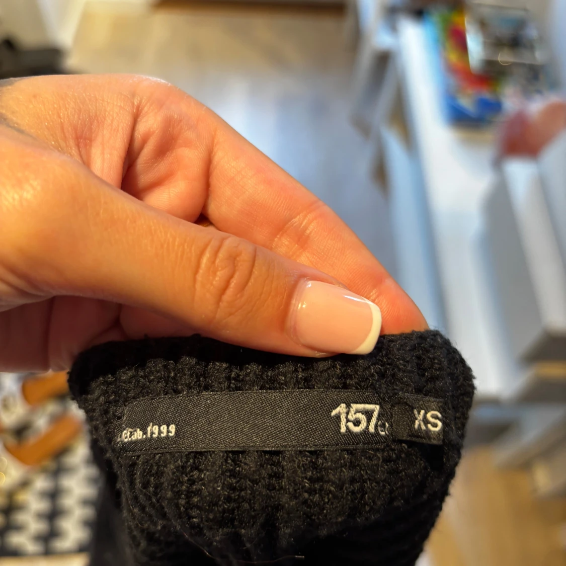 Svart stickad tröja från lager 157 XS - 3