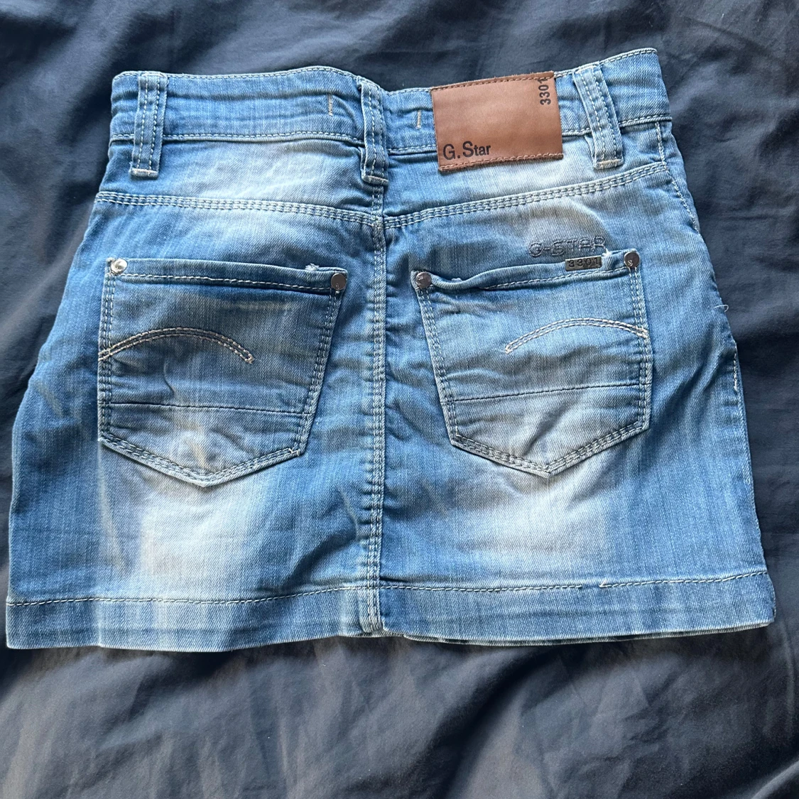 Blå jeanskjol från G-Star RAW
