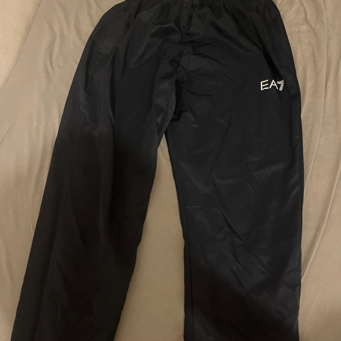 Svarta EA7 byxor i polyester