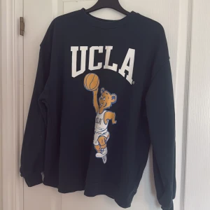Mörkgrön UCLA sweatshirt från hm - Skit snygg ”college/basket/vintage” vibe tröja. Perfekt för dig som gillar college-vibe och sportiga prints. Lite oversized så passar M/L. 