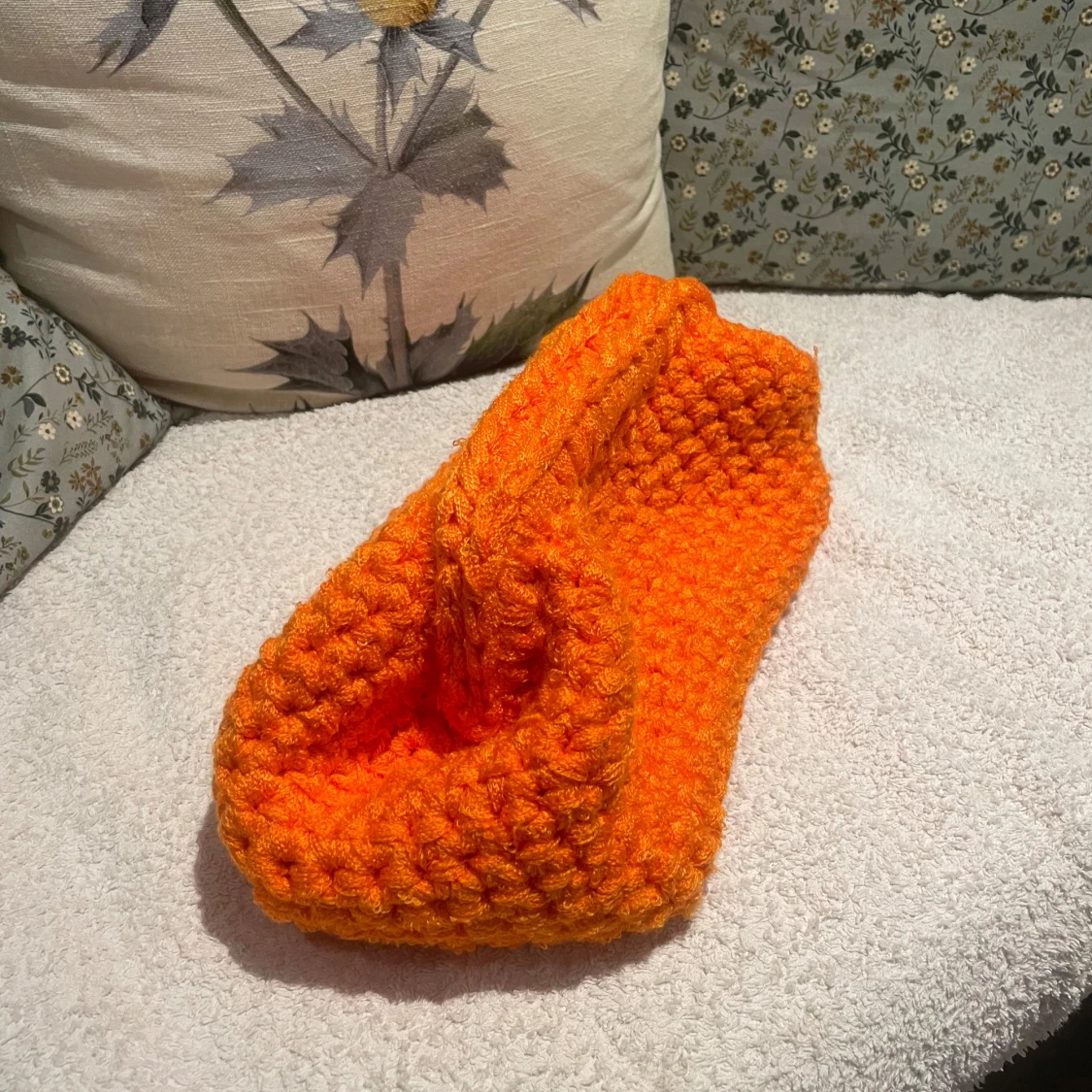 Virkad orange clutch - 1