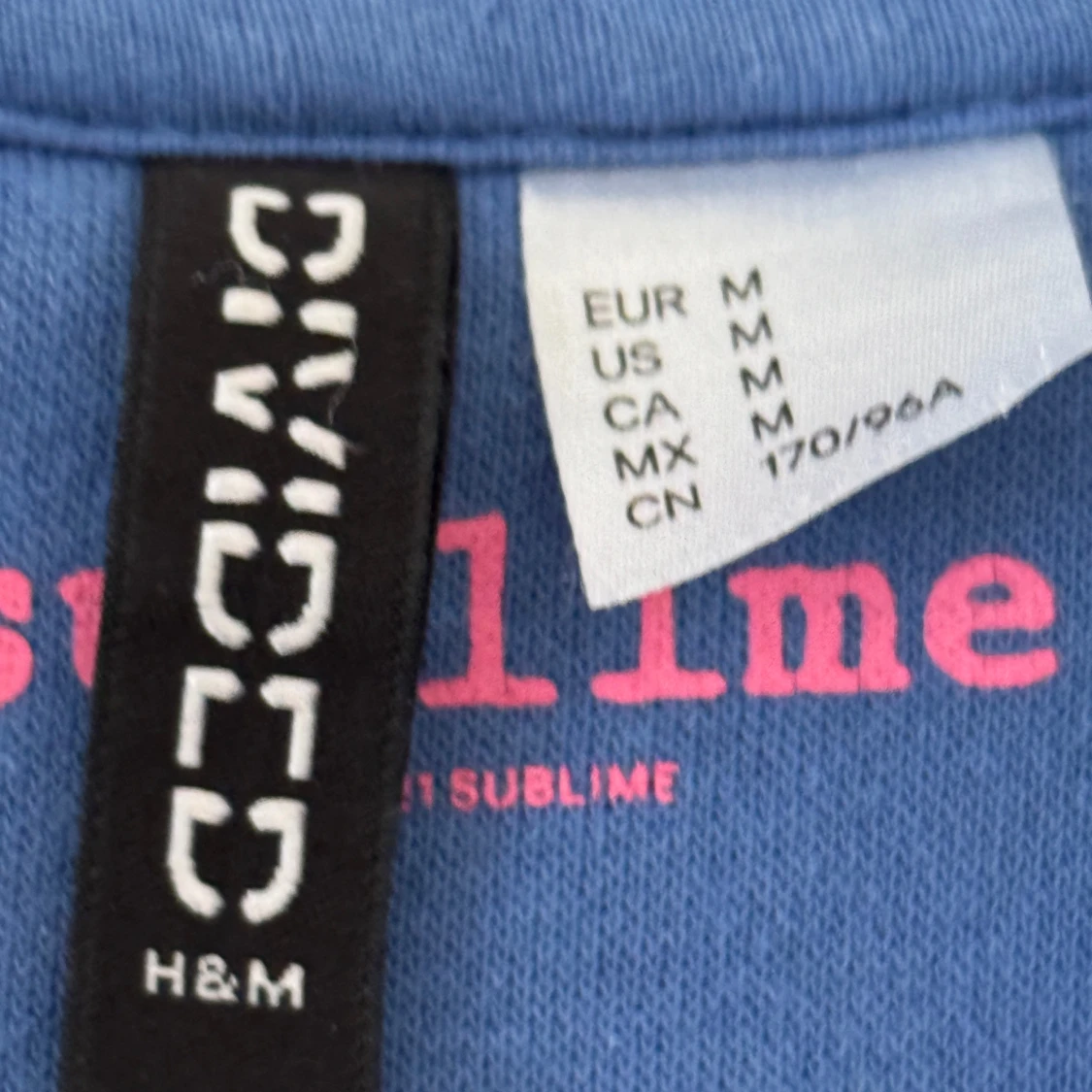 Blå Sublime hoodie från H&M - 2