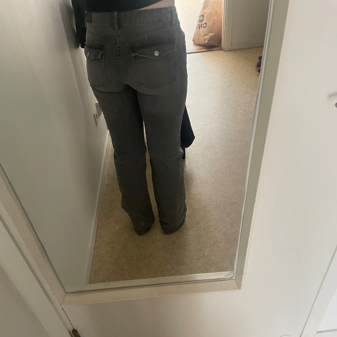 Laget 157 lågmidjade bootcut jeans - 2