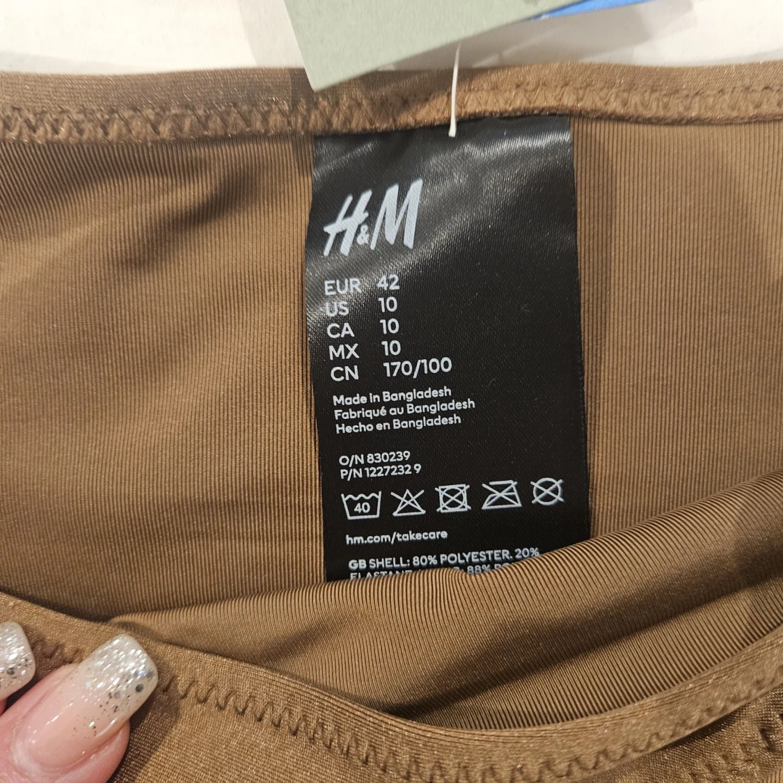 Ny brun bikini från H&M  - 1