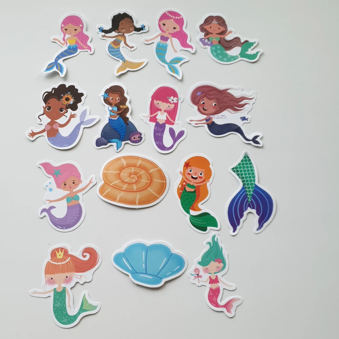 40st sjöjungfru klistermärken/stickers  - 2