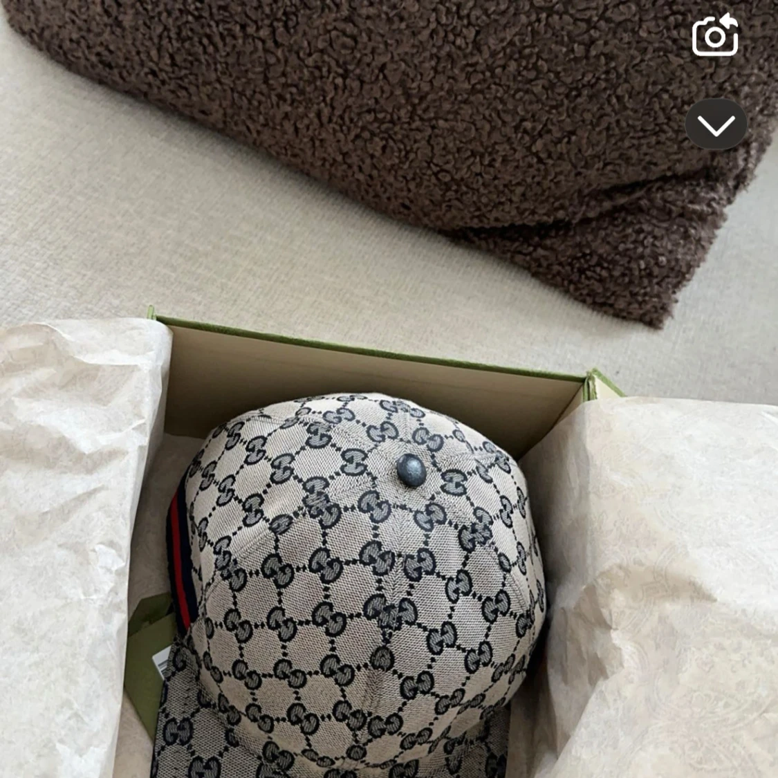 Gucci keps med GG-mönster - 1